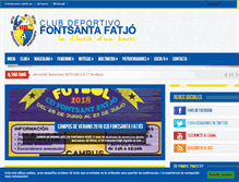 Tablet Screenshot of cdfontsantafatjo.com